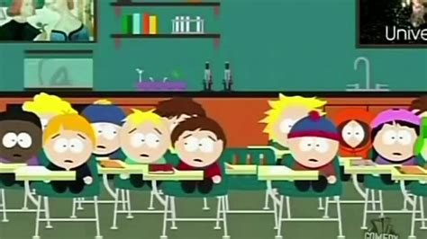 Cartman takes a crap on Mr. Garrisons desk (Reversed).
